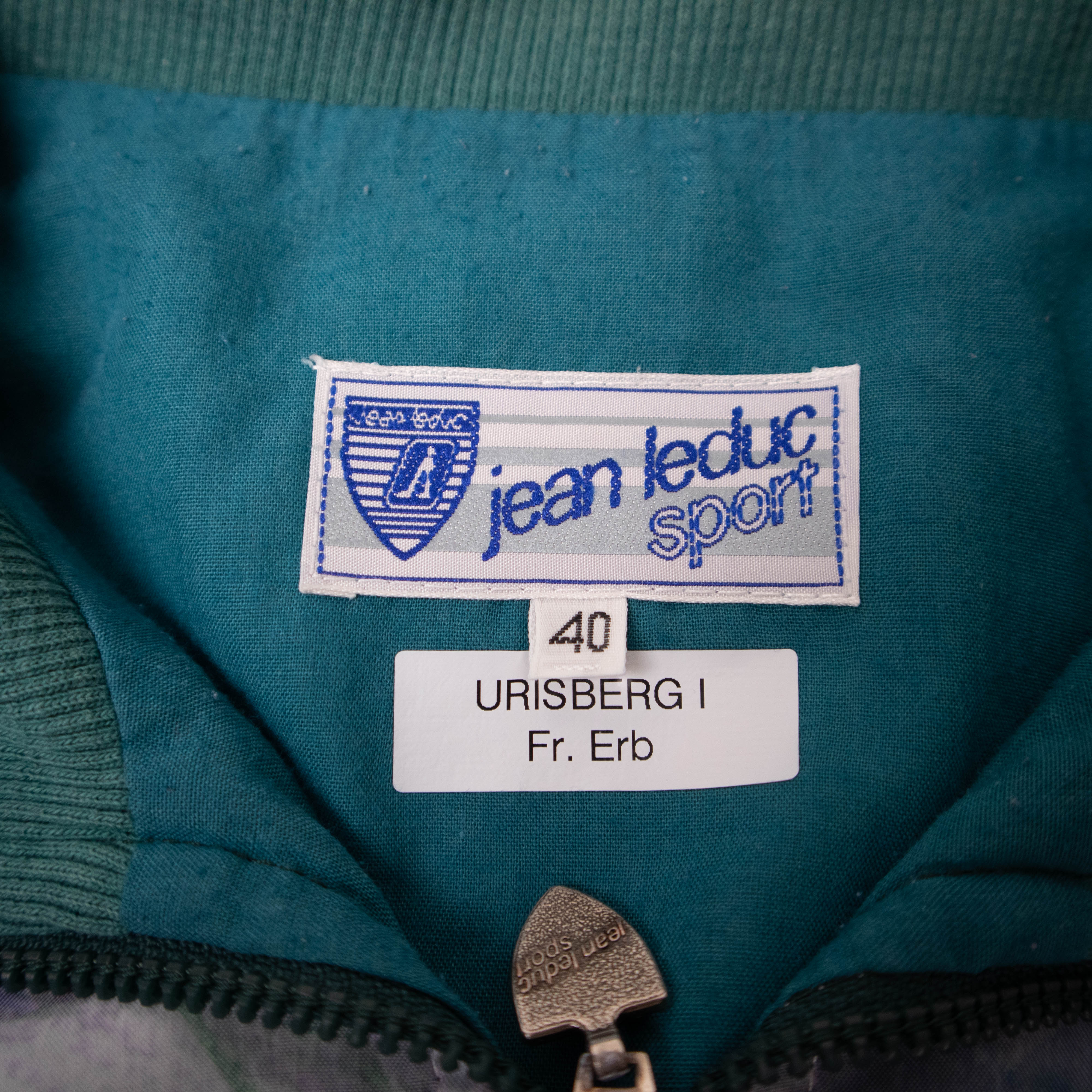 Vintage 90s abstract print green lilac Windbreaker Jacket - Size S/M