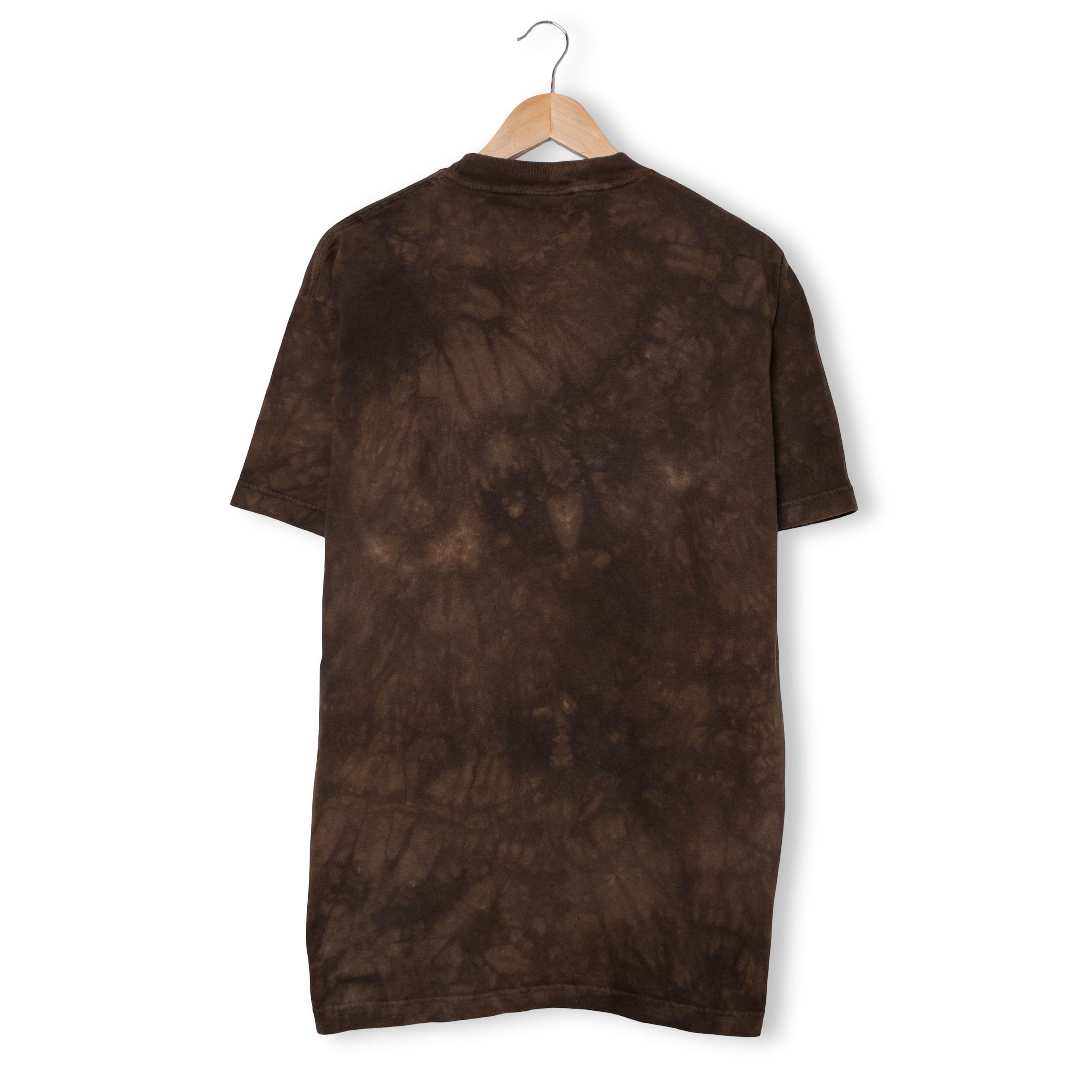 Vintage 90s brown graphic print The Mountain USA T shirt - Size L