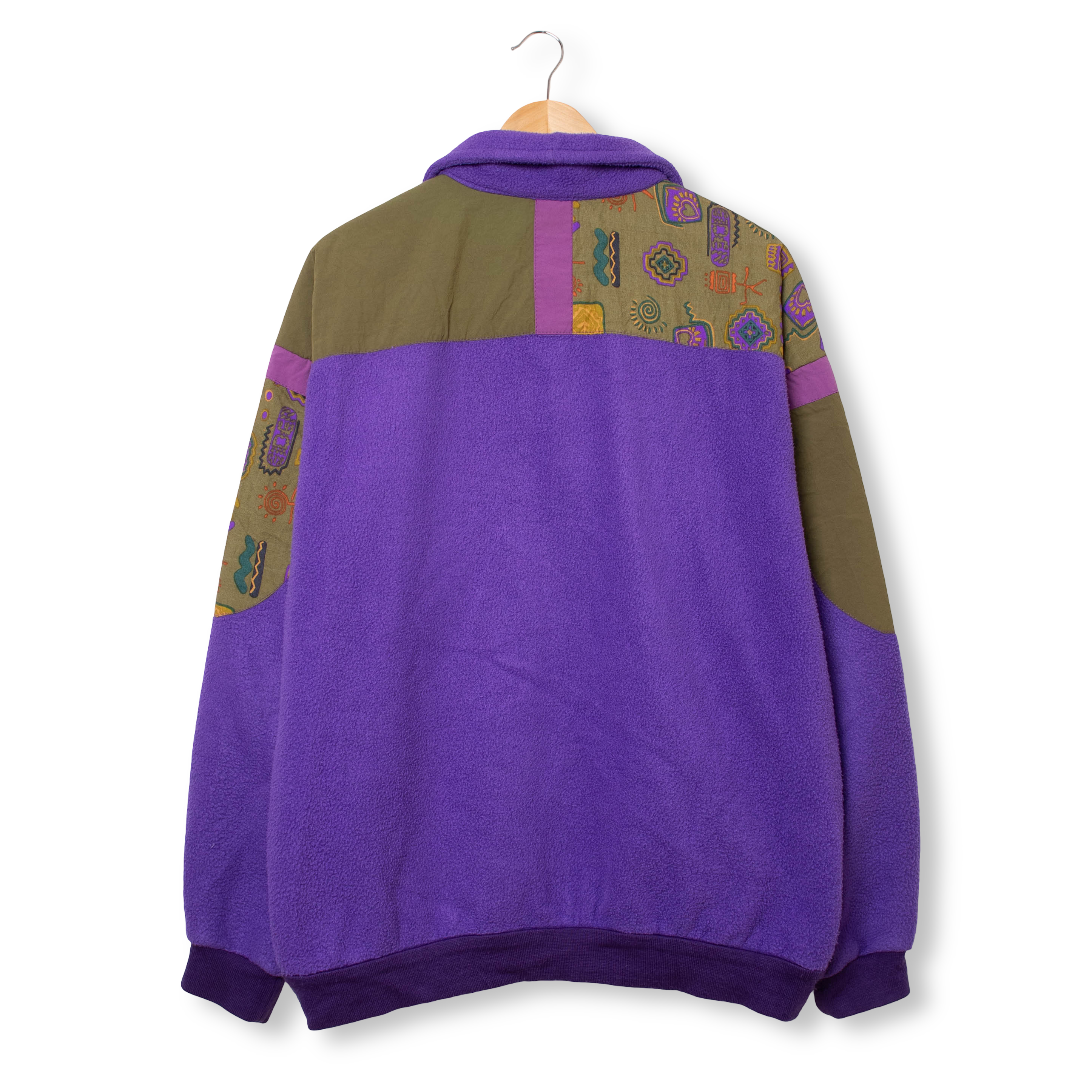 Vintage 80/90s purple and brown Fleece - Size XL