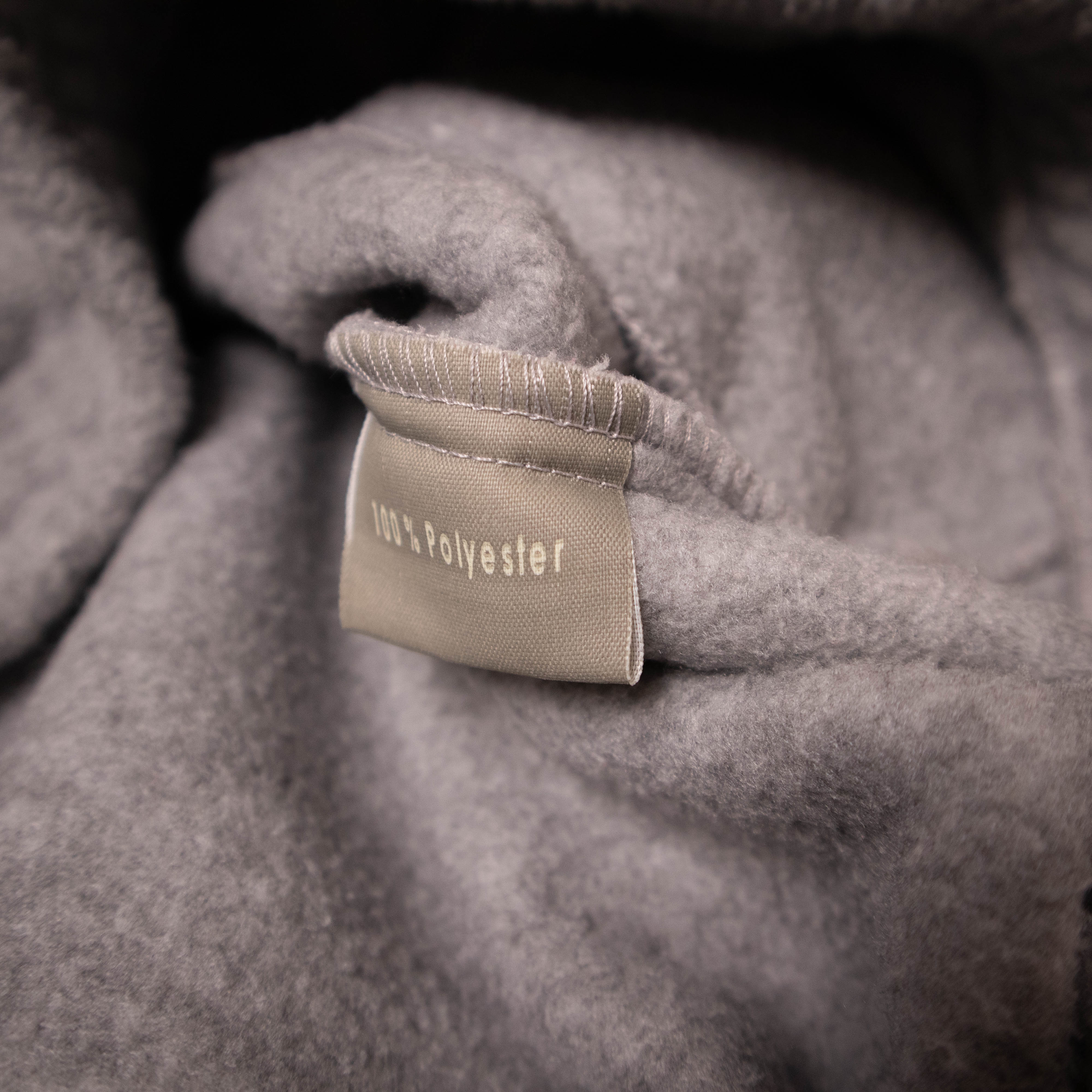 Vintage 80/90s grey and dark green two tones Fleece - Size XL