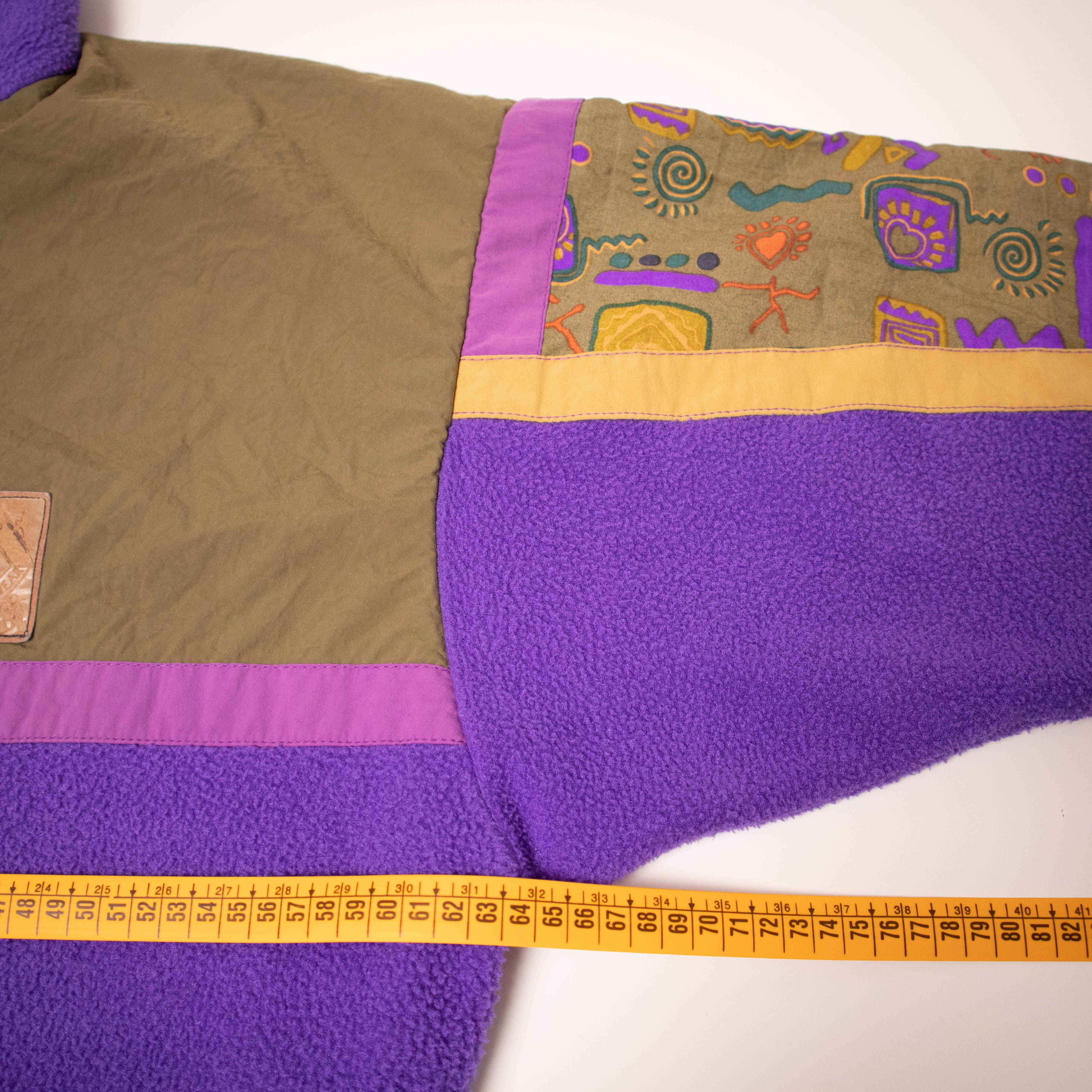 Vintage 80/90s purple and brown Fleece - Size XL