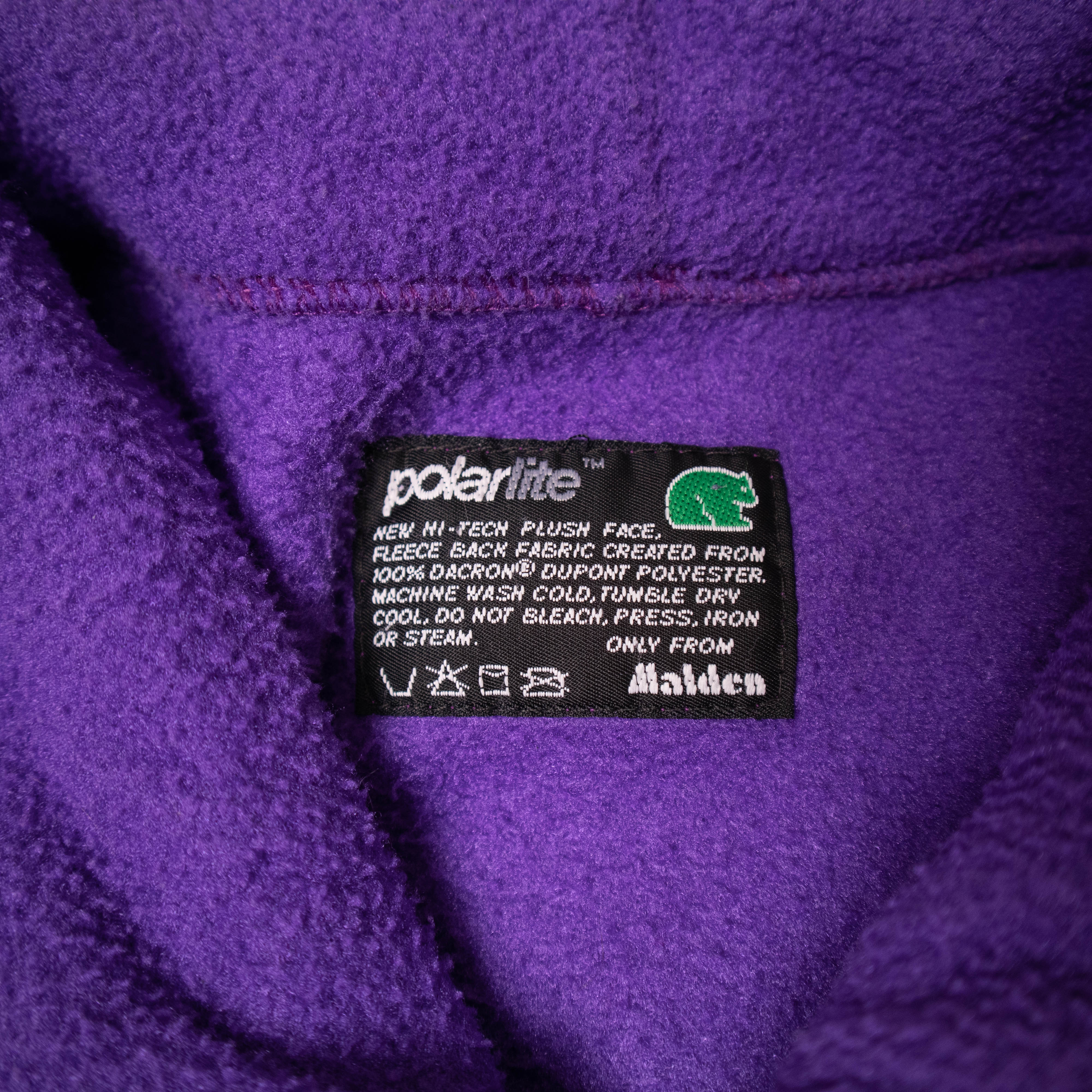 Vintage 80/90s purple and brown Fleece - Size XL
