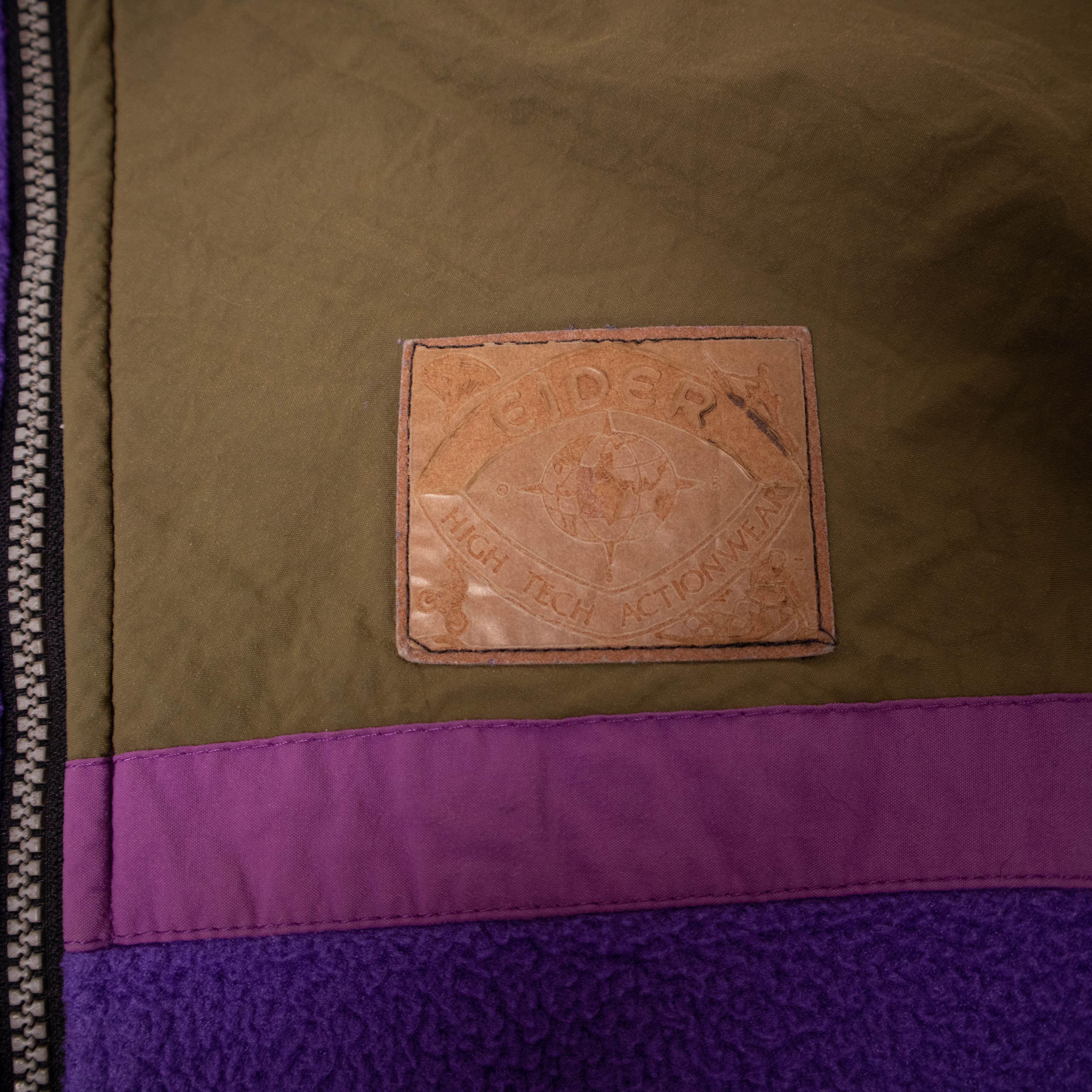 Vintage 80/90s purple and brown Fleece - Size XL