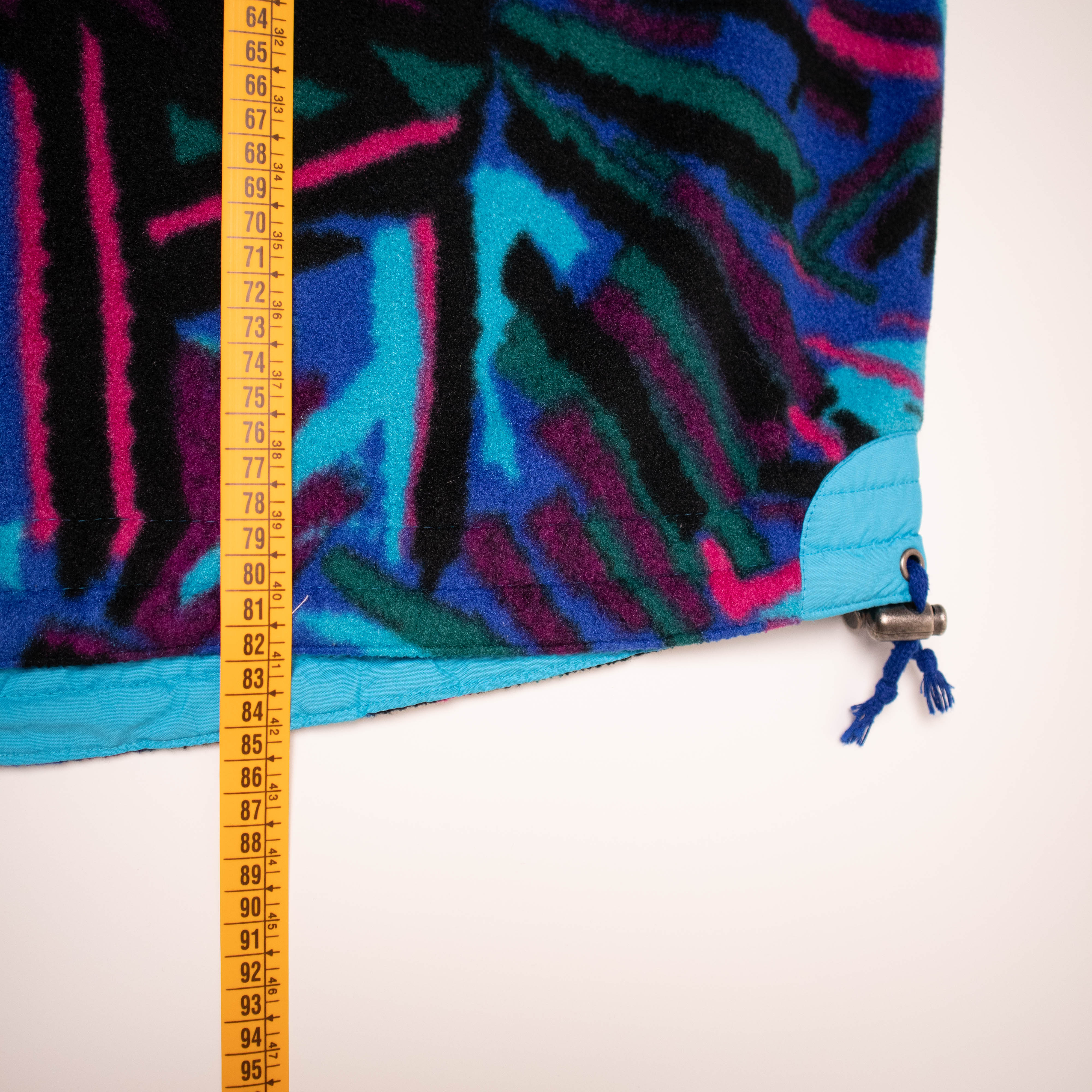 Vintage 80/90s blue Fila Magic Line abstract Fleece - Size XXL