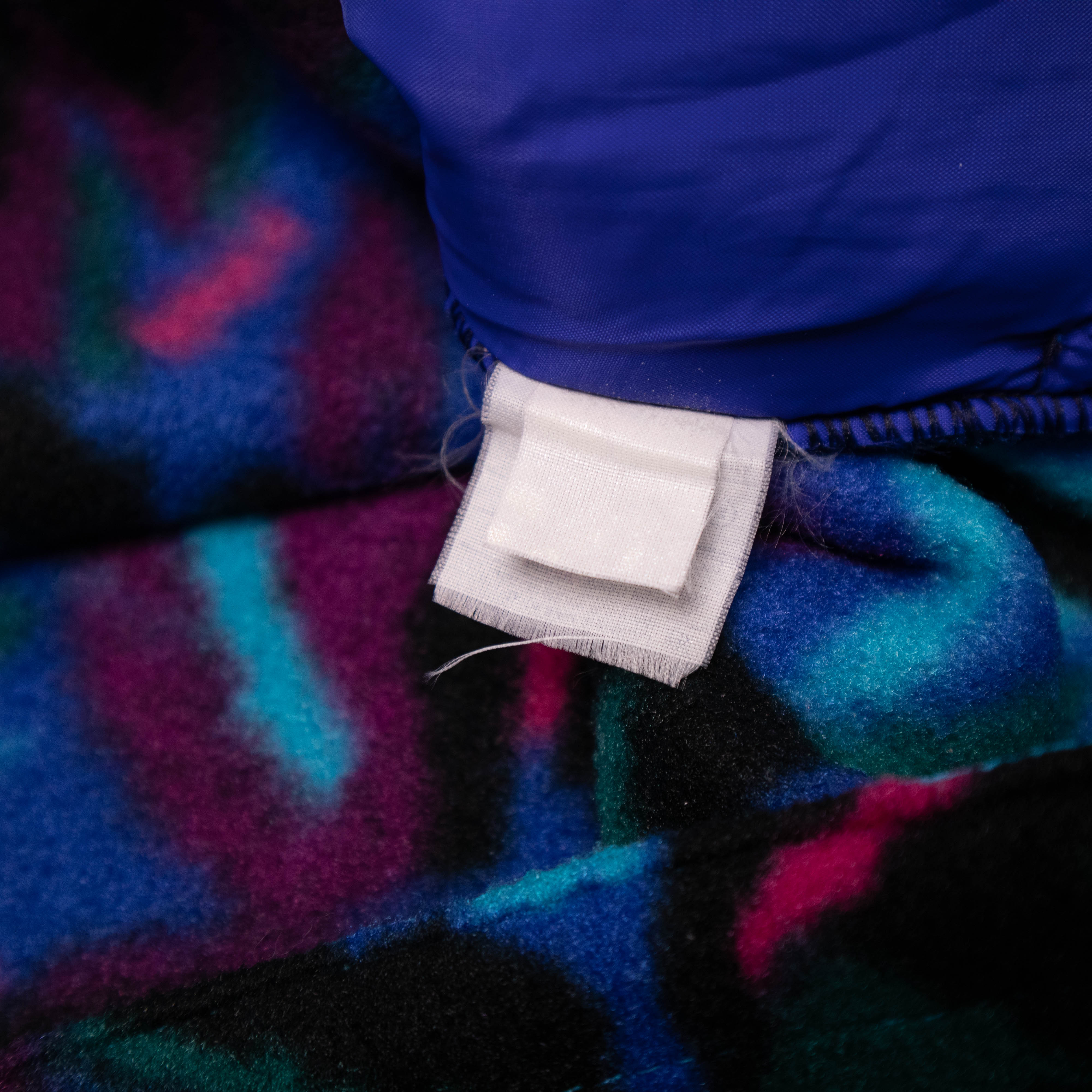 Vintage 80/90s blue Fila Magic Line abstract Fleece - Size XXL