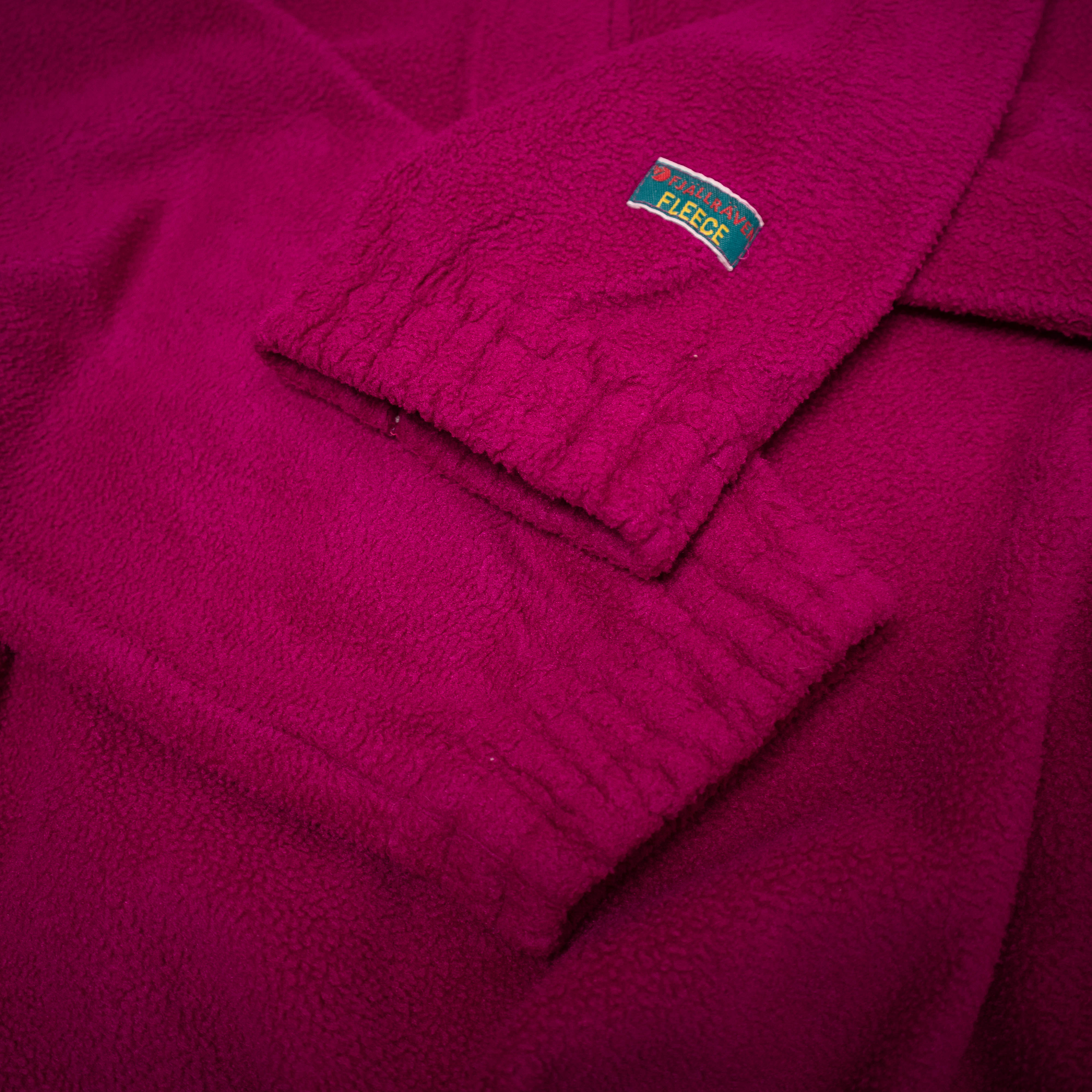 Vintage 80/90s fucsia abstract Fleece - Size L/XL