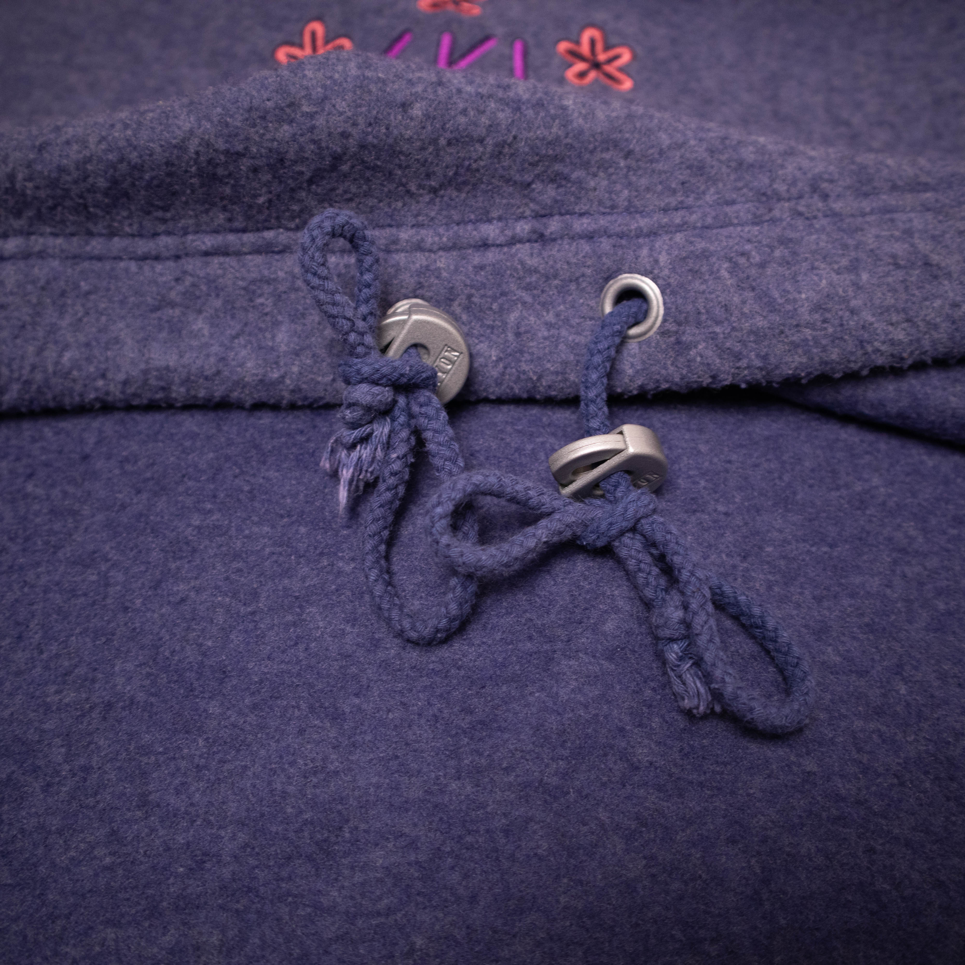 Vintage 80/90s Purple abstract geometric Fleece - Size XL/XXL