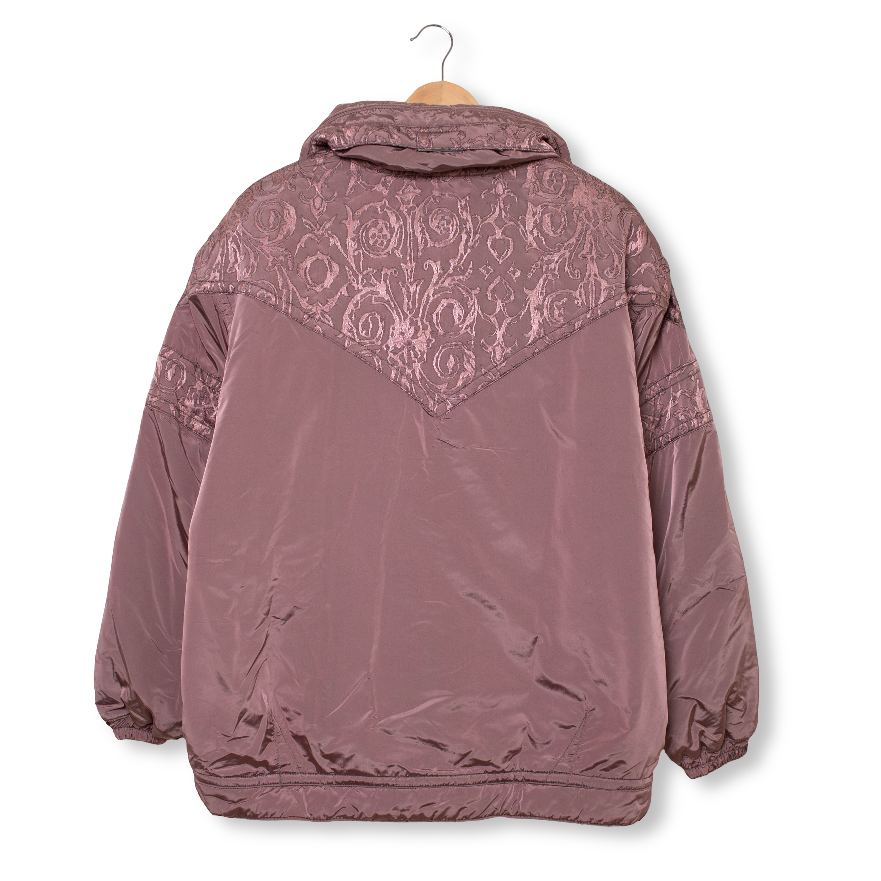 Vintage 80s 90s pink abstract Winter Jacket - Size M