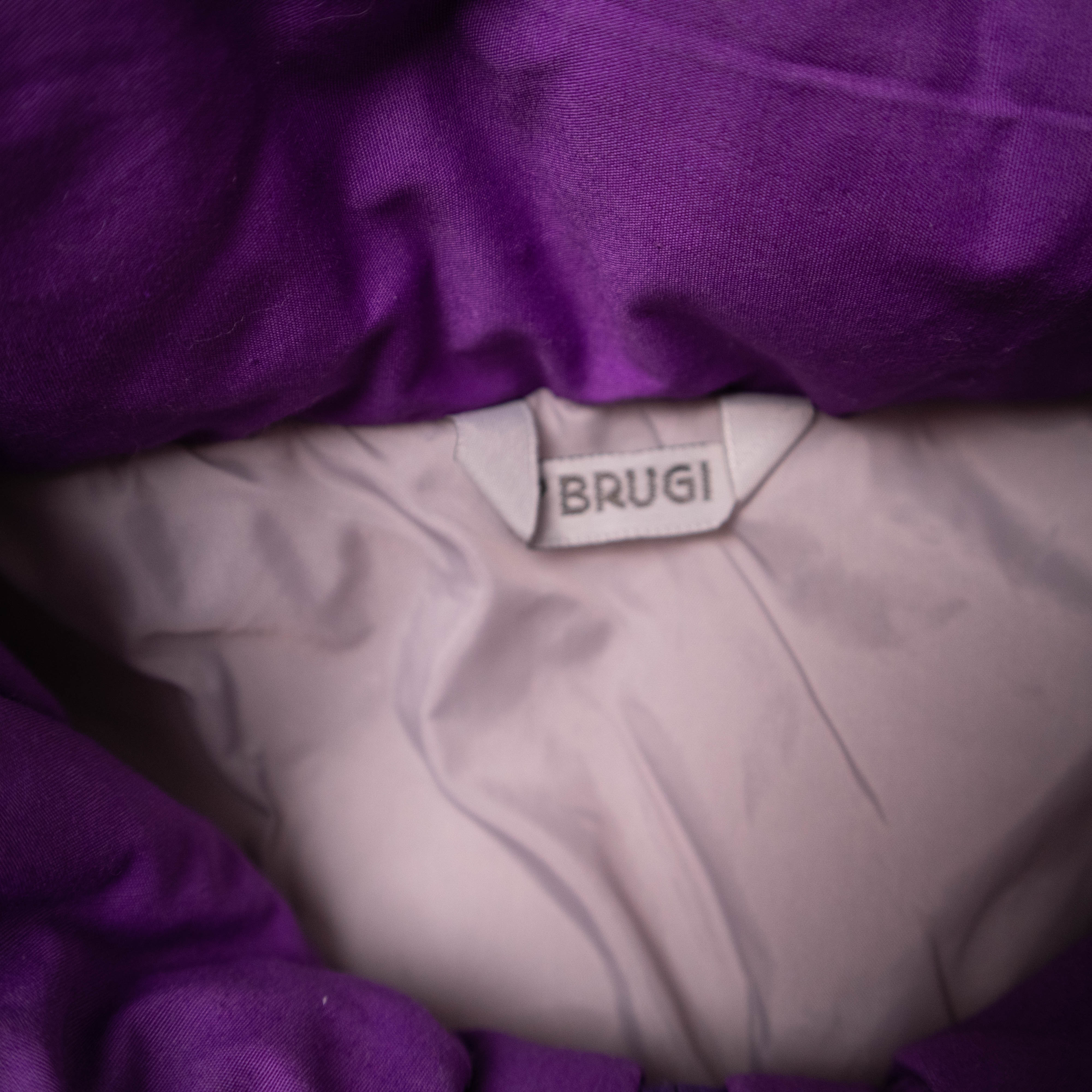 Vintage 80s 90s purple and grey geometric Winter Jacket - Size XL