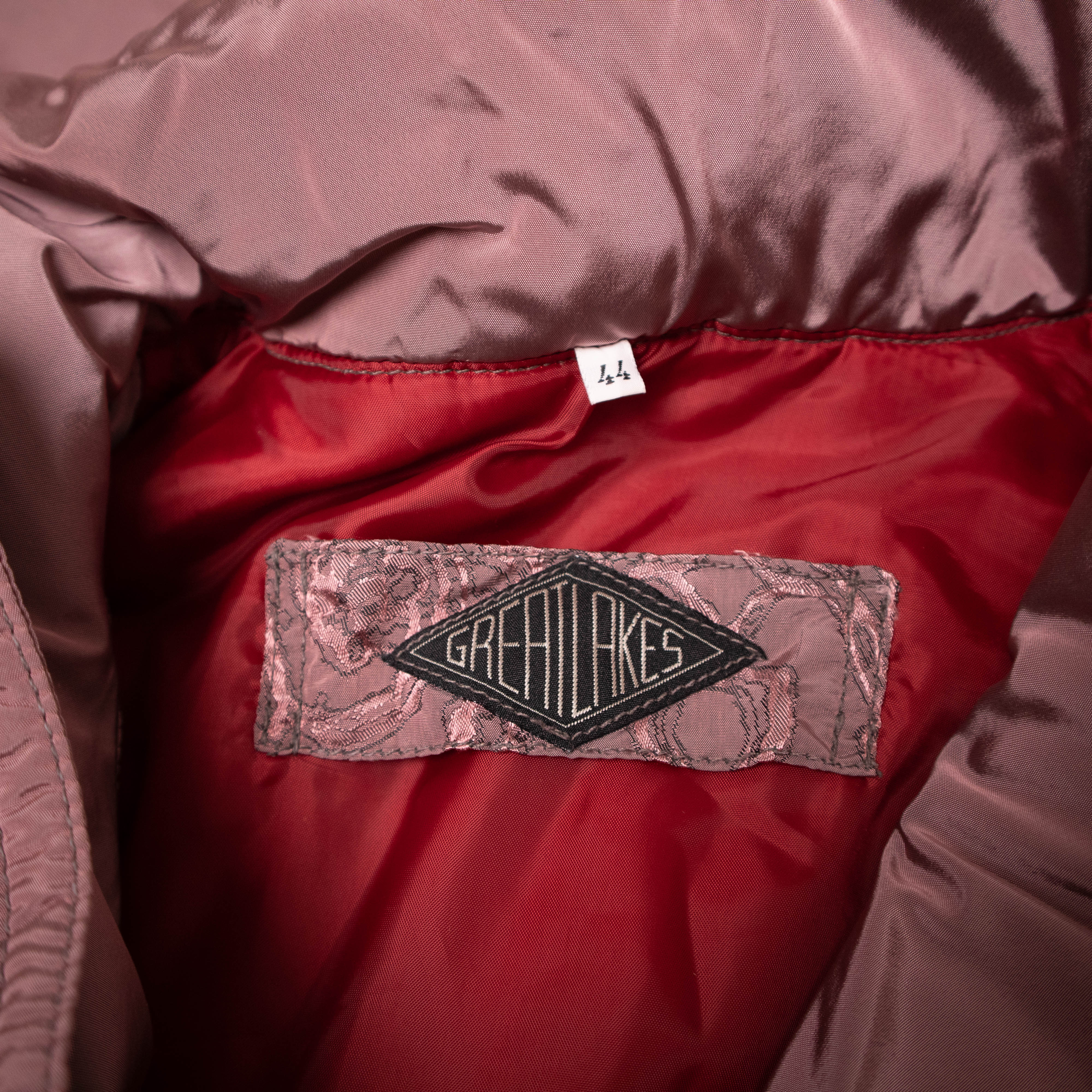 Vintage 80s 90s pink abstract Winter Jacket - Size M