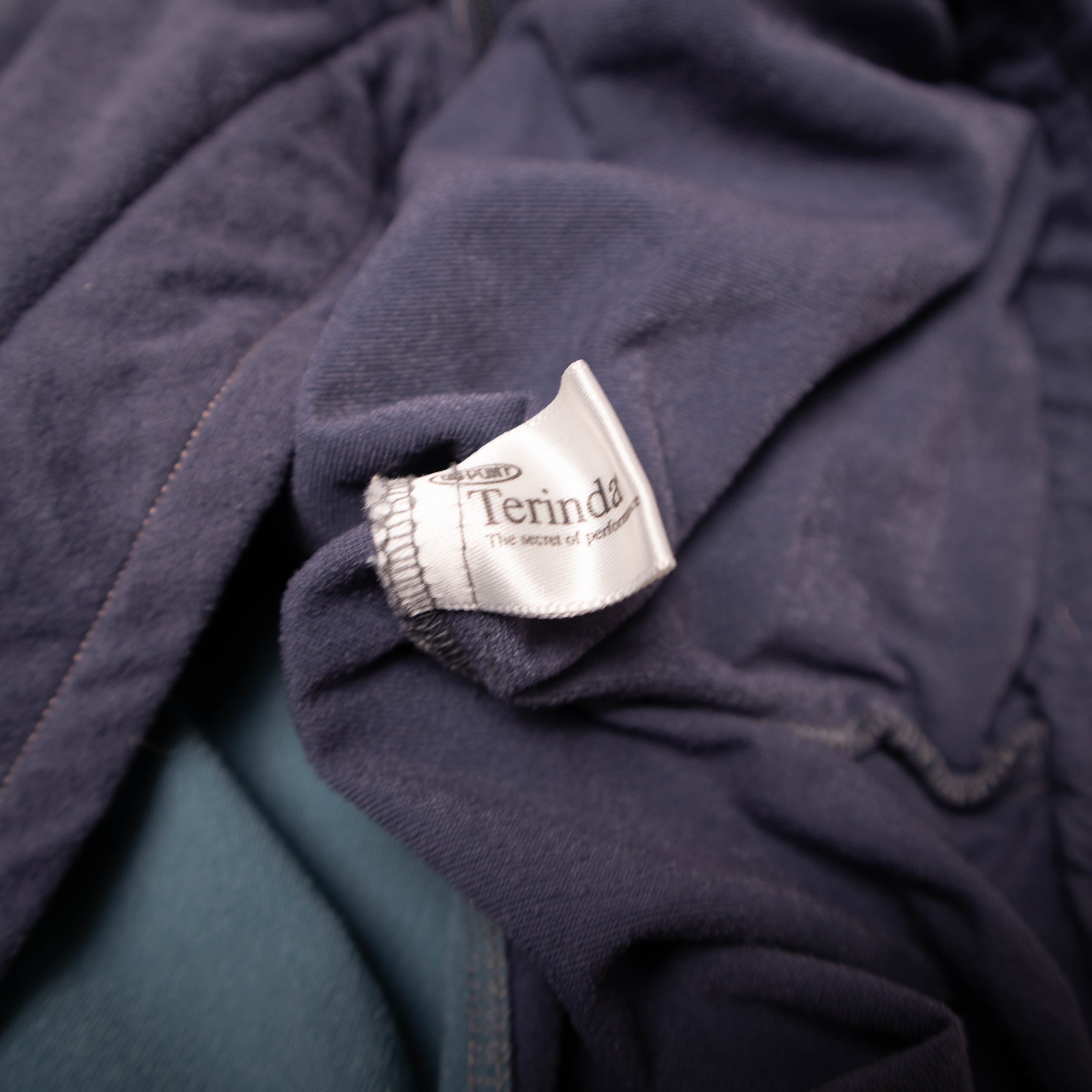 Vintage 80s 90s blue and purple full zip Sweatshirt - Size L