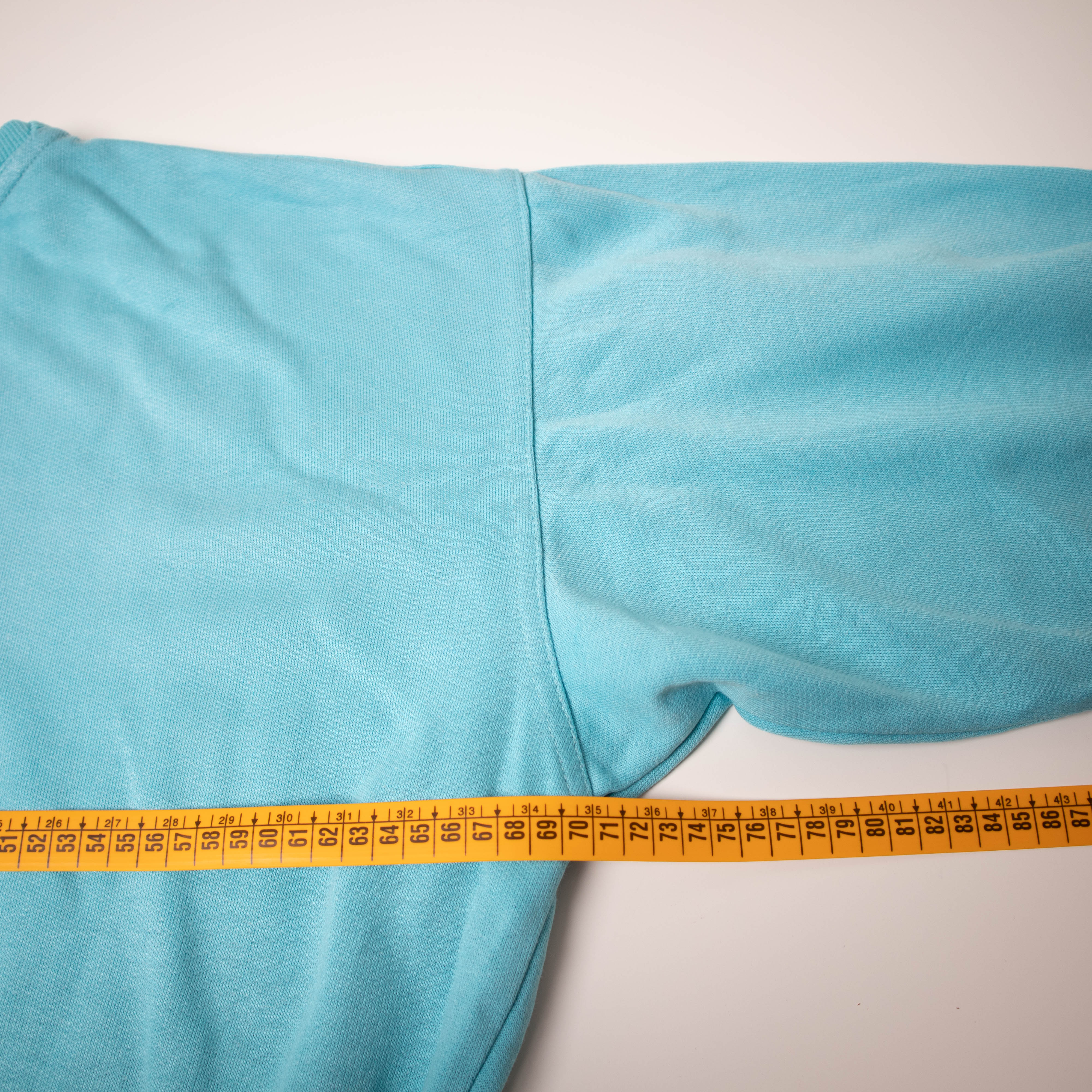 Vintage 80s 90s blue printed Sweatshirt - Size L