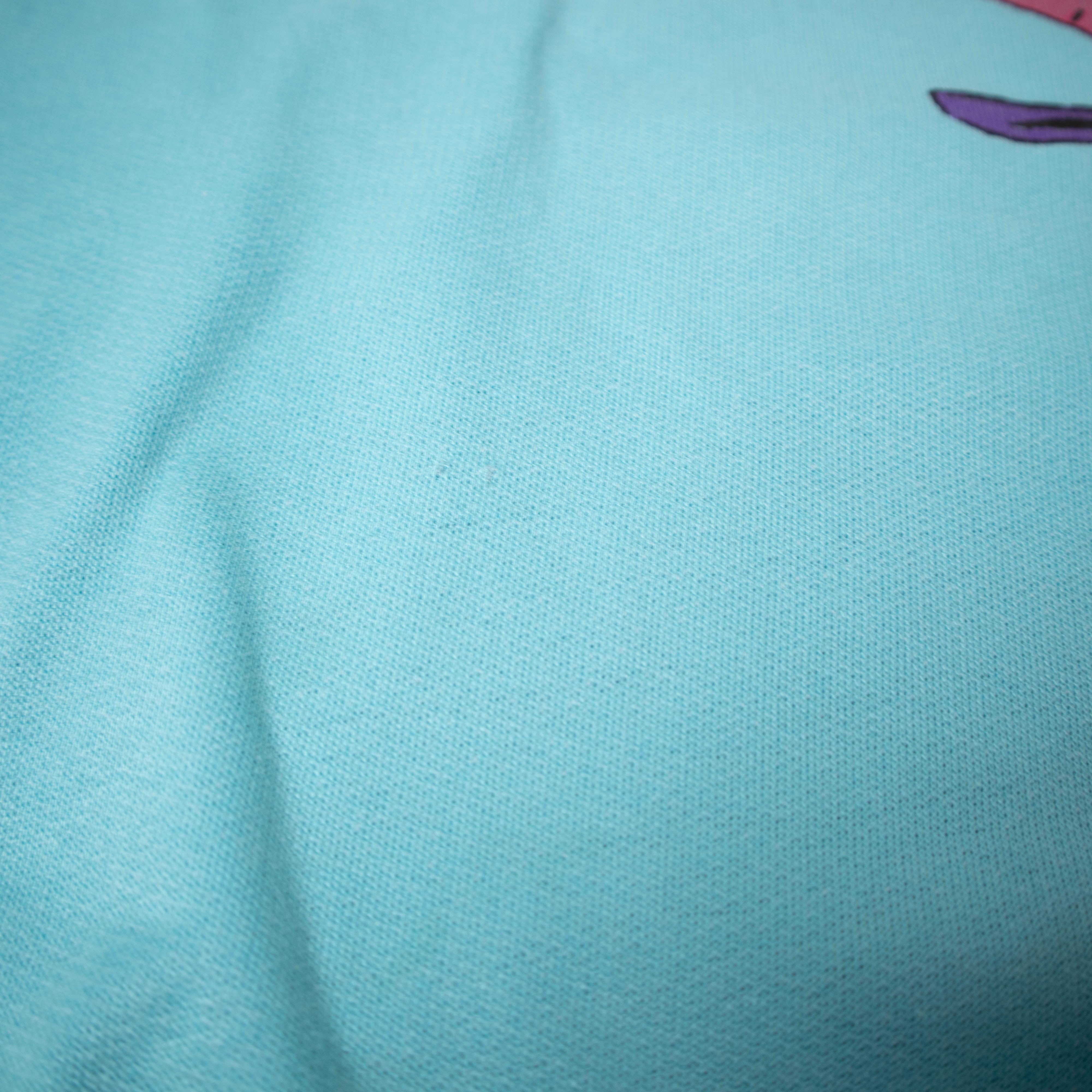 Vintage 80s 90s blue printed Sweatshirt - Size L