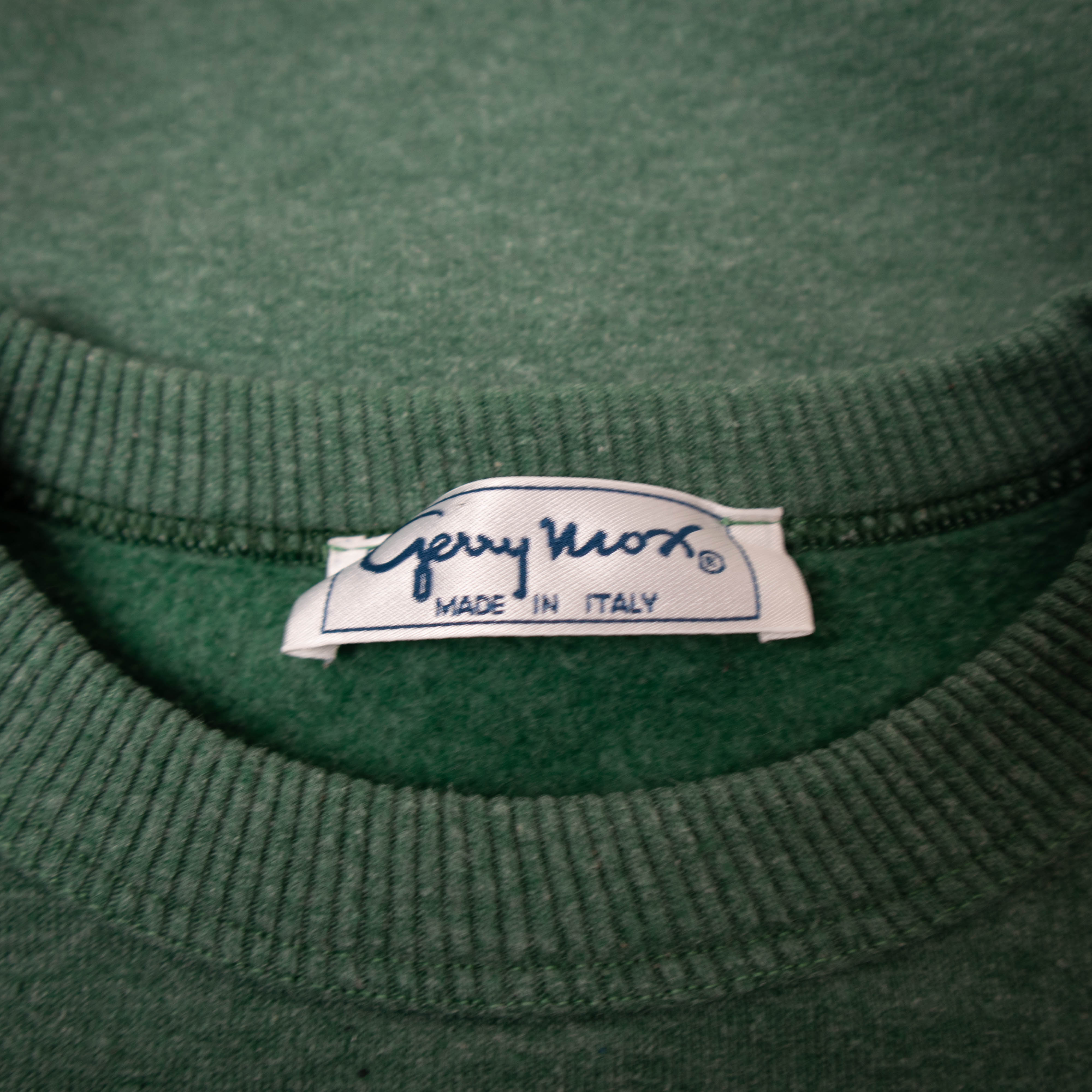 Vintage 80s 90s green printed Sweatshirt - Size S