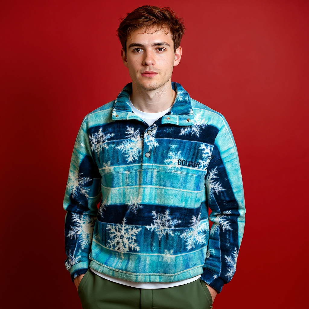 Vintage 80/90s blue Colmar Winter Fleece - Size M