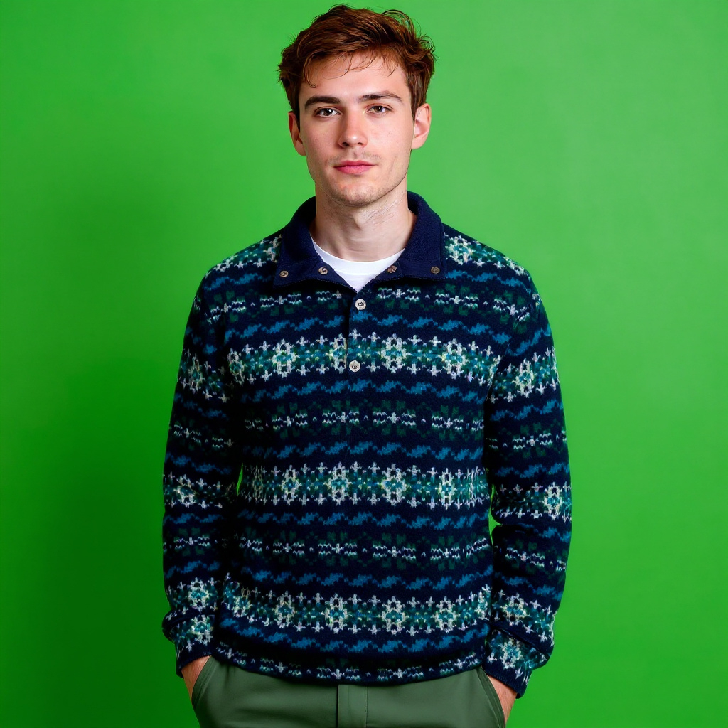 Vintage 80/90s multicolor Fila Magic Line Fleece - Size L