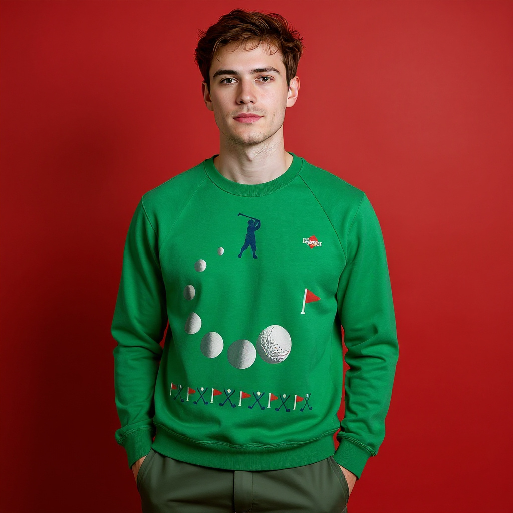 Vintage 80s 90s green Felpasport Parmalat Sweatshirt - Size L